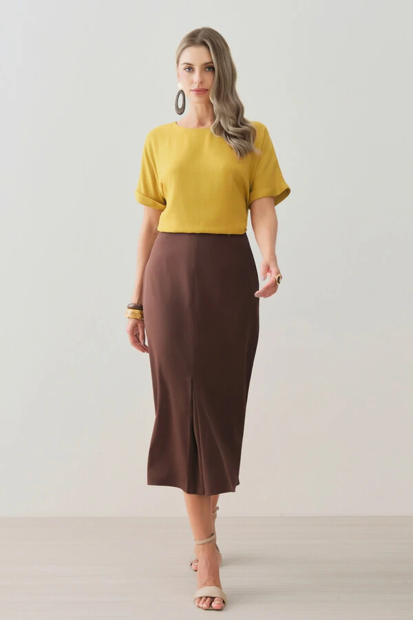 Blusa Manga Morcego Dobrada