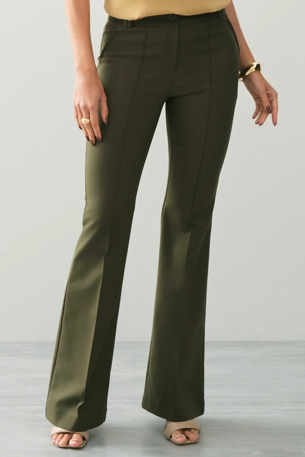Calça flare double