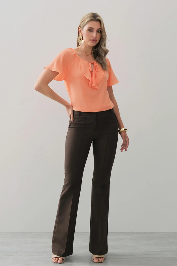 Calça flare double