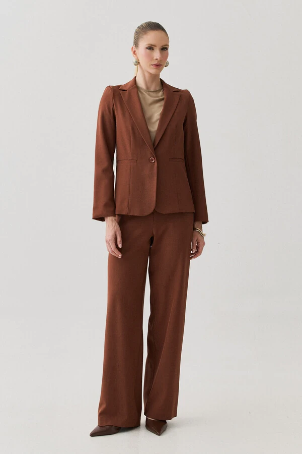 Blazer de Alfaiataria Bolso Embutido