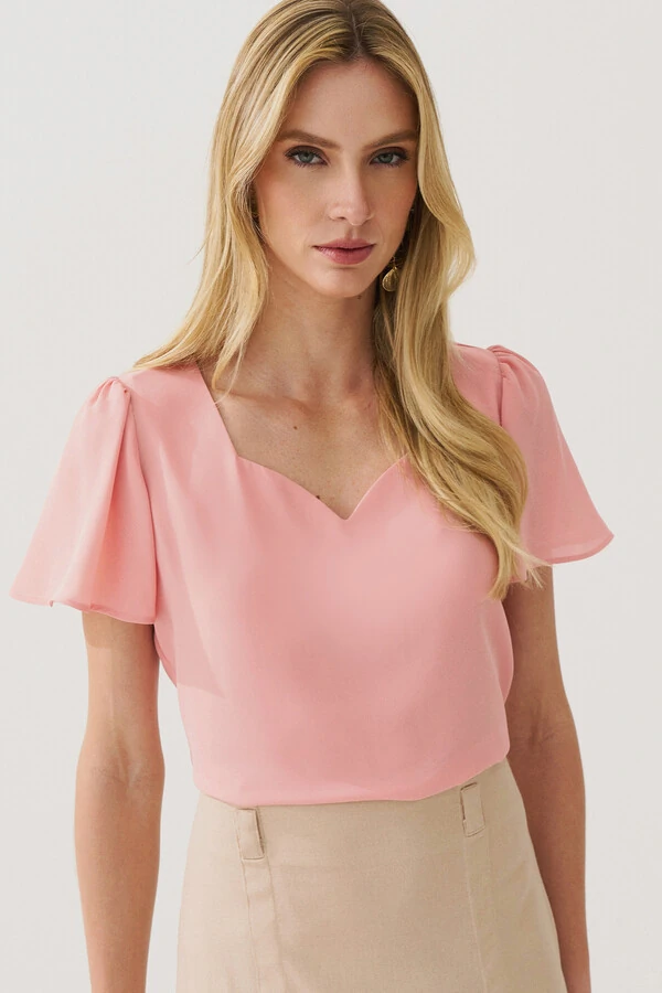 Blusa Decote V