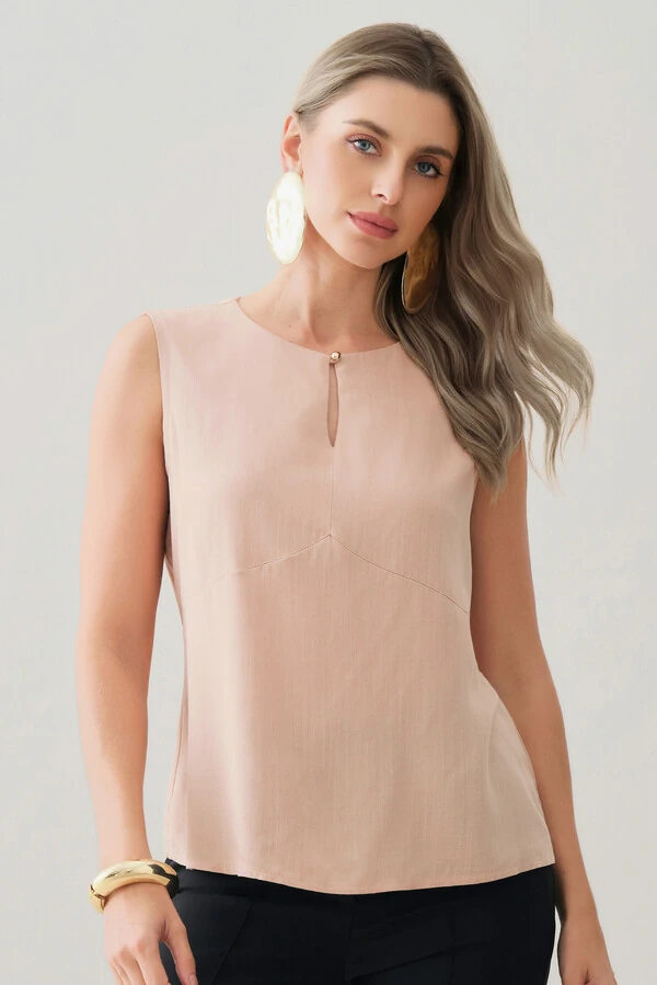 Regata Decote Gota Recortes