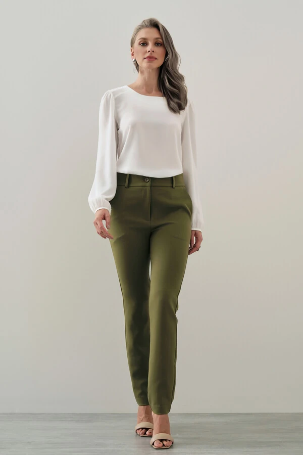 Blusa Manga Longa Ombro Recortes Double