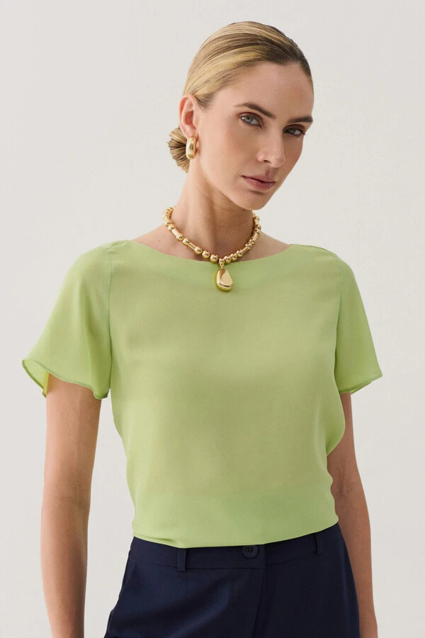 Blusa Recorte Ombro