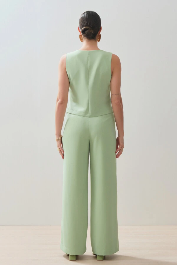 Conjunto de Alfaiataria de Colete e Pantalona Gold