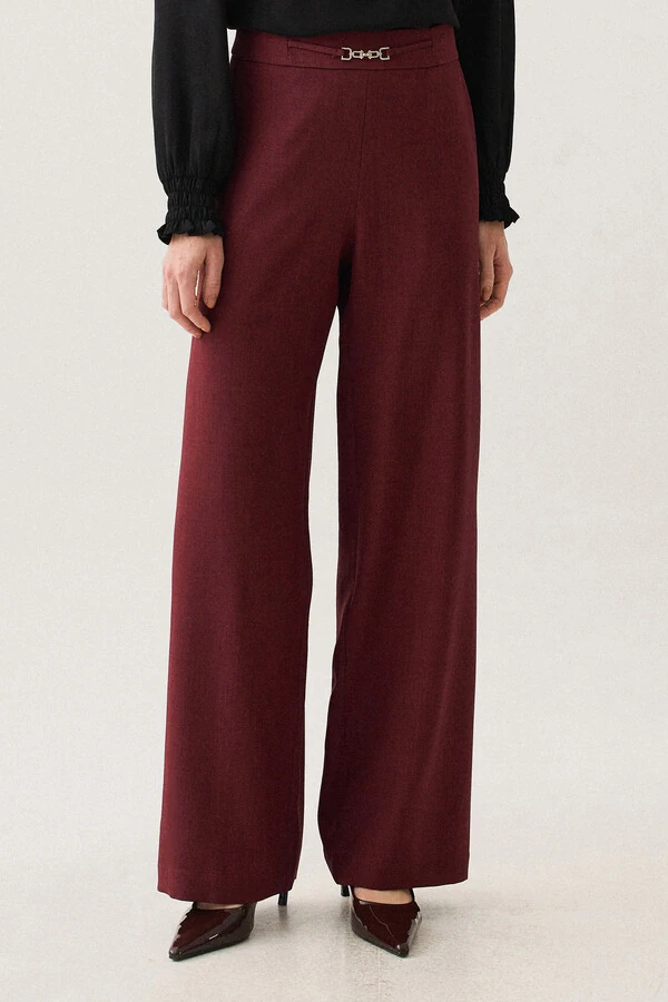 Pantalona de Alfaiataria Cinto Fino Gold