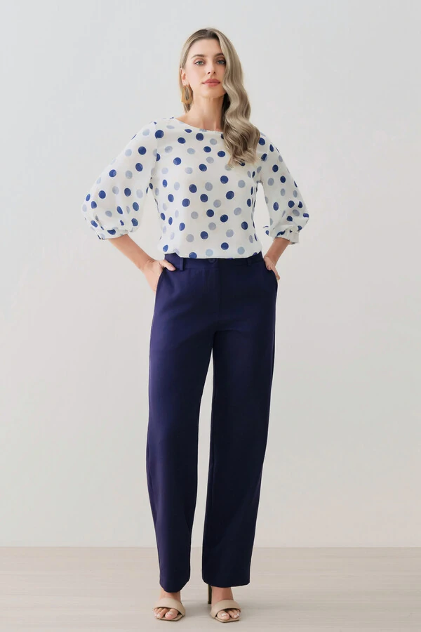 Calça Reta de Alfaiataria