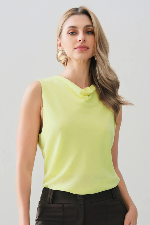 Regata Dupla Decote Drapeado