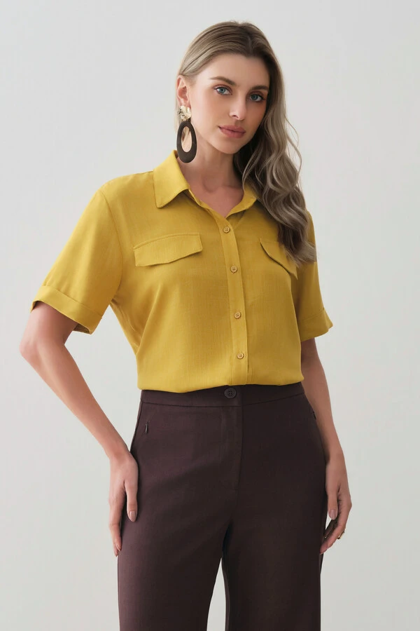Camisa Manga Dobrada Abas