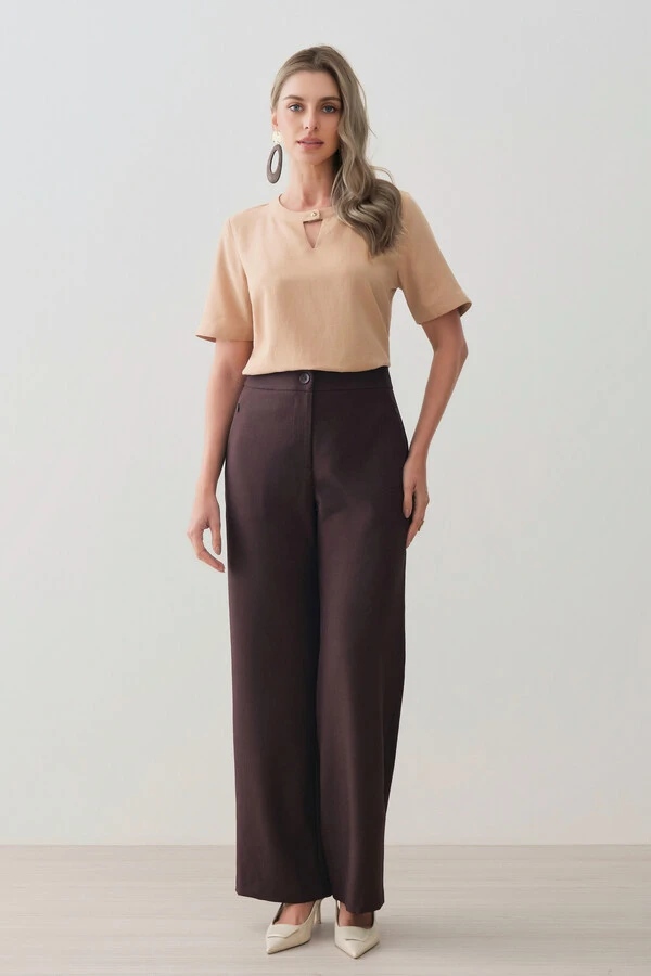 Blusa Decote Redondo Gota Gold