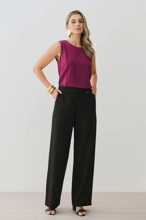 Calça Wide Leg Gold