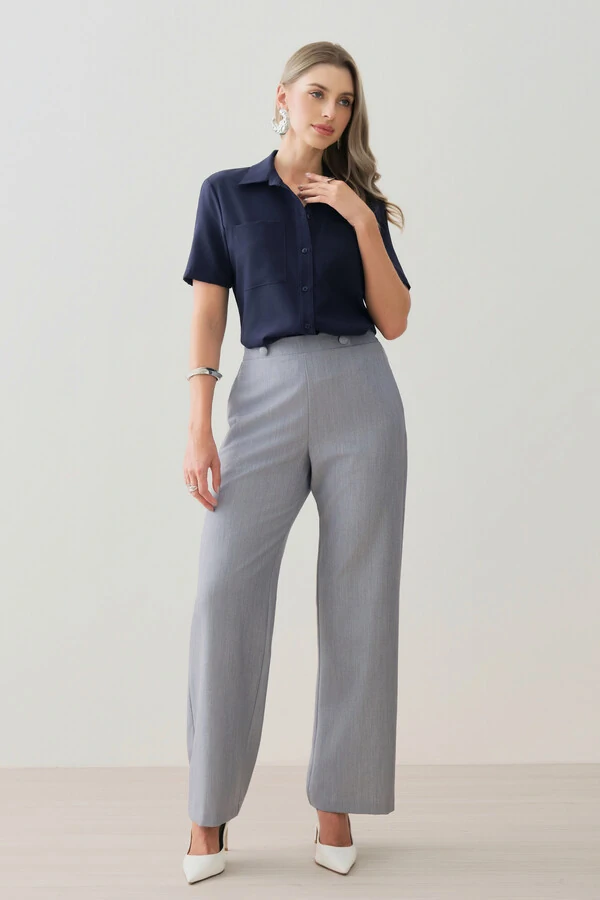 Camisa de Alfaiataria Bolso