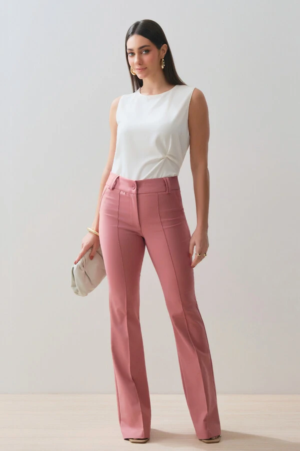 Calça Flare Double