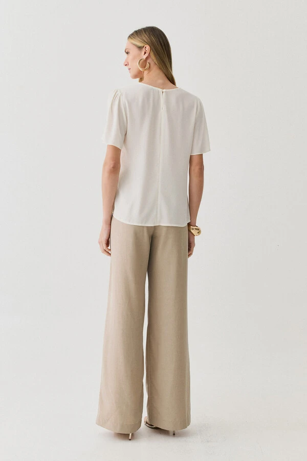 Blusa Nervuras Triple