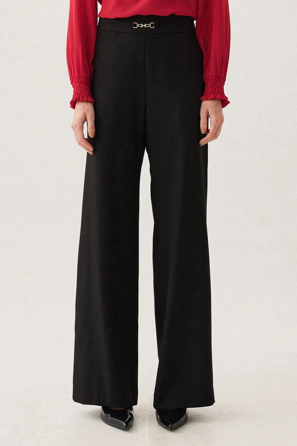 Pantalona de Alfaiataria Cinto Fino Gold