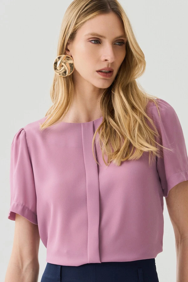 Blusa Prega Frontal
