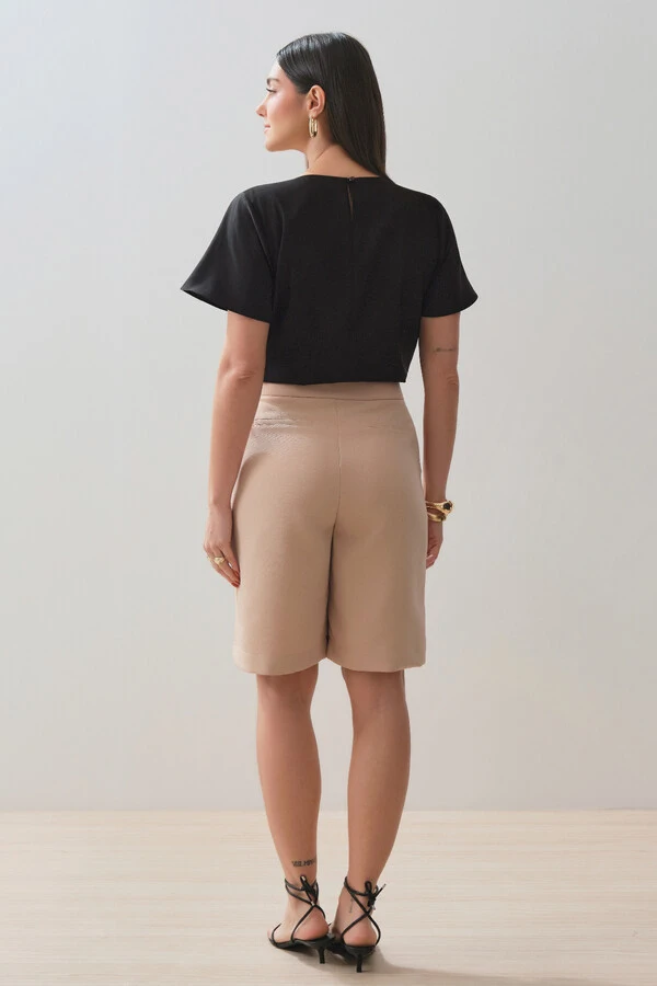 Blusa Decote Prega