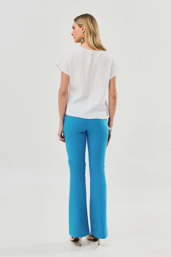 Blusa Manga Morcego Lateral Laço