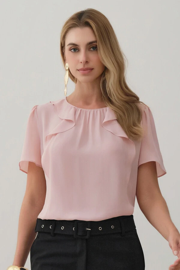 Blusa Babados