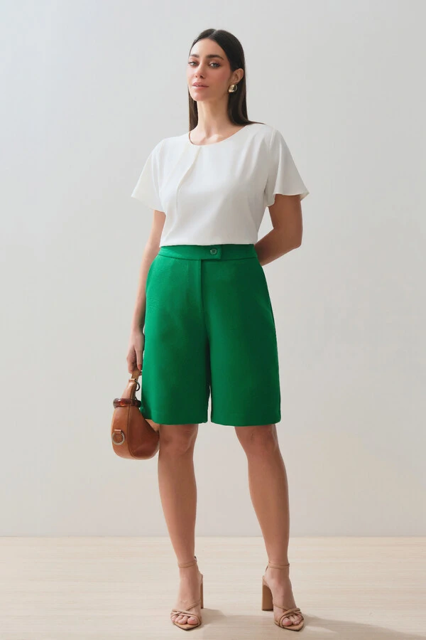 Blusa Decote Prega