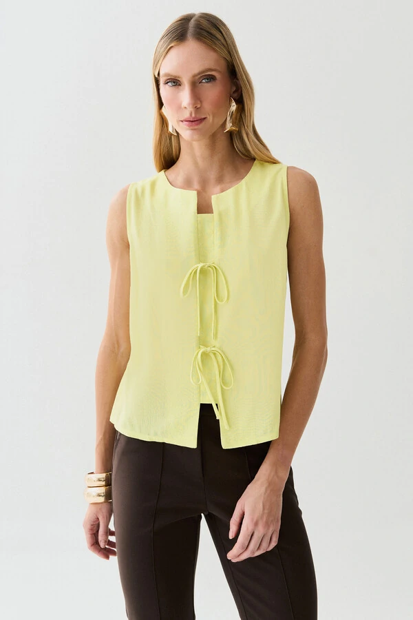 Regata Recorte Laços Double