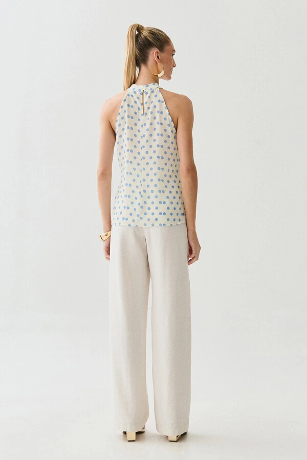 Regata Frente Única Poa Gola Baixa