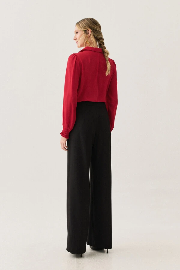 Pantalona de Alfaiataria Cinto Fino Gold