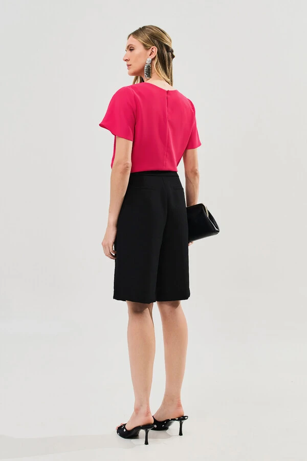 Blusa Decote Prega