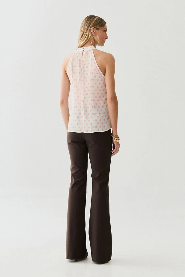 Regata Frente Única Poa Gola Baixa