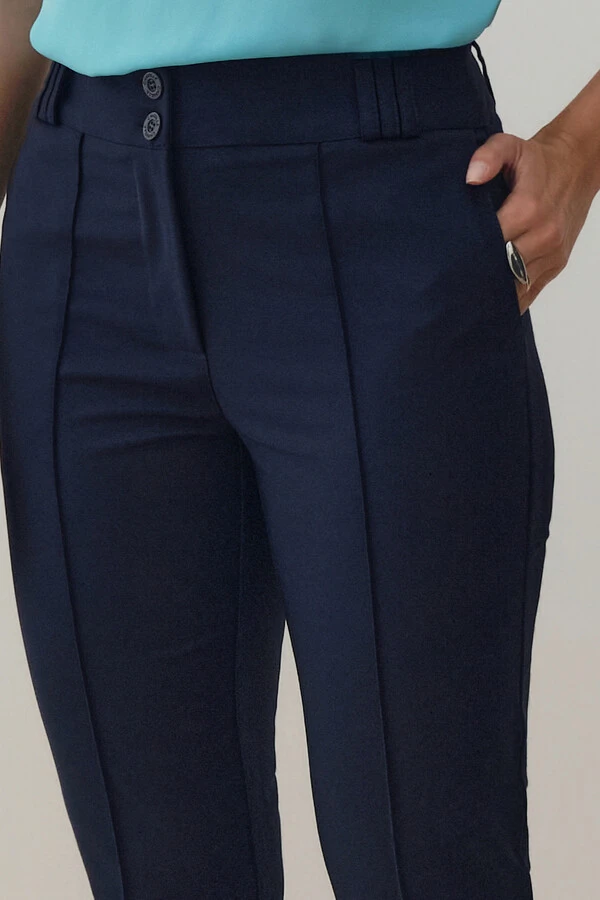 Calça Flare de Alfaitaria Double Passantes Triple Nervura