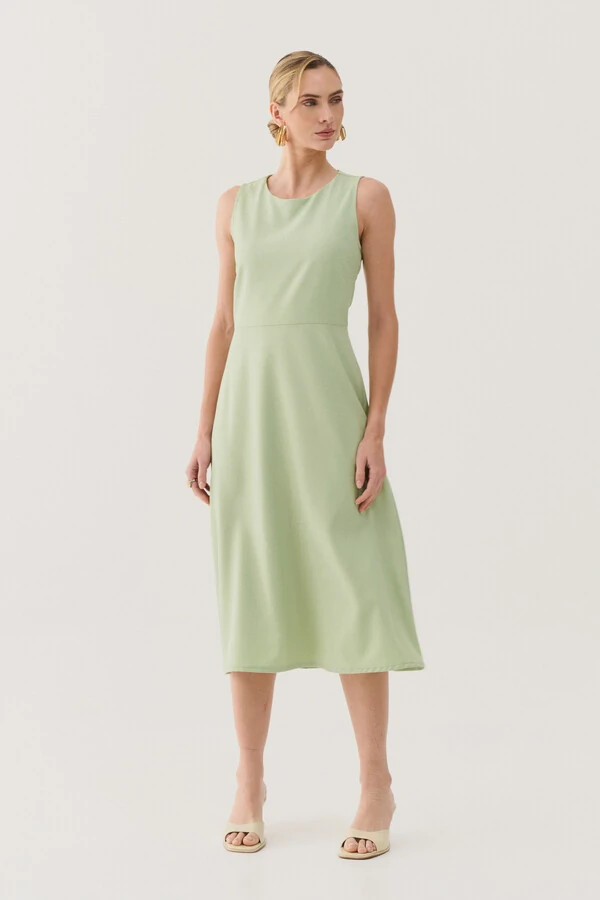 Vestido Midi Regata de Alfaiataria Pences Triple