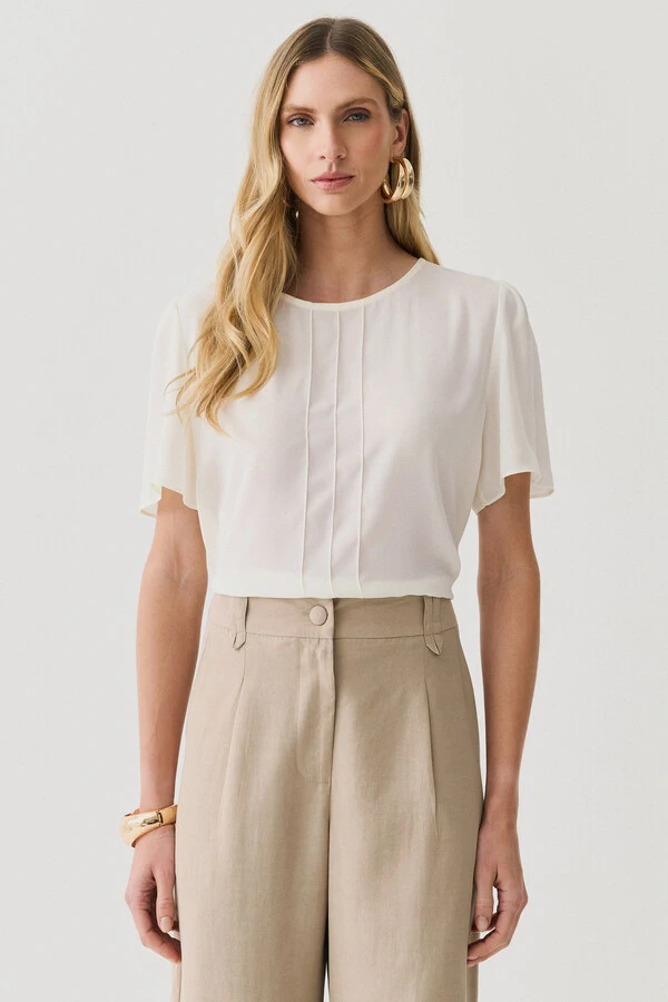 Blusa Nervuras Triple