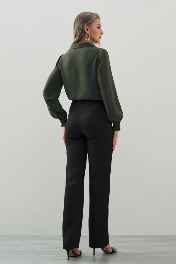 Blusa Manga Longa Punho Lastex Gola Polo Deocte V