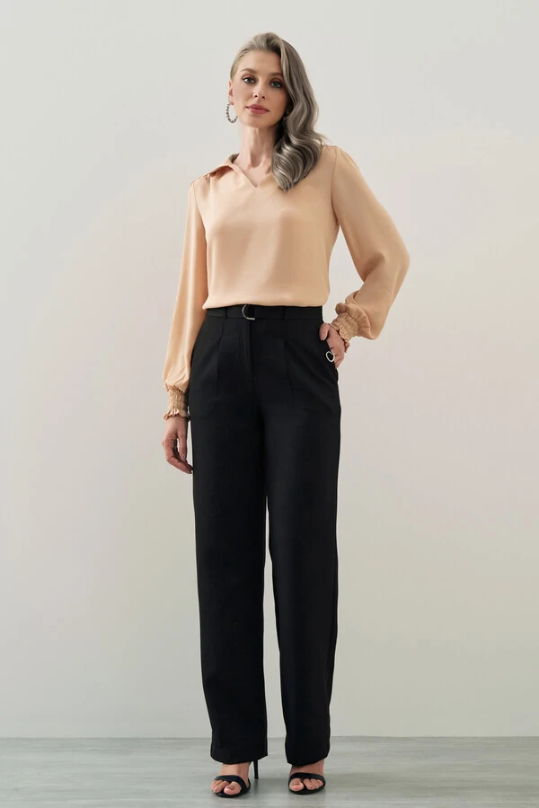 Blusa Manga Longa Punho Lastex Gola Polo Deocte V