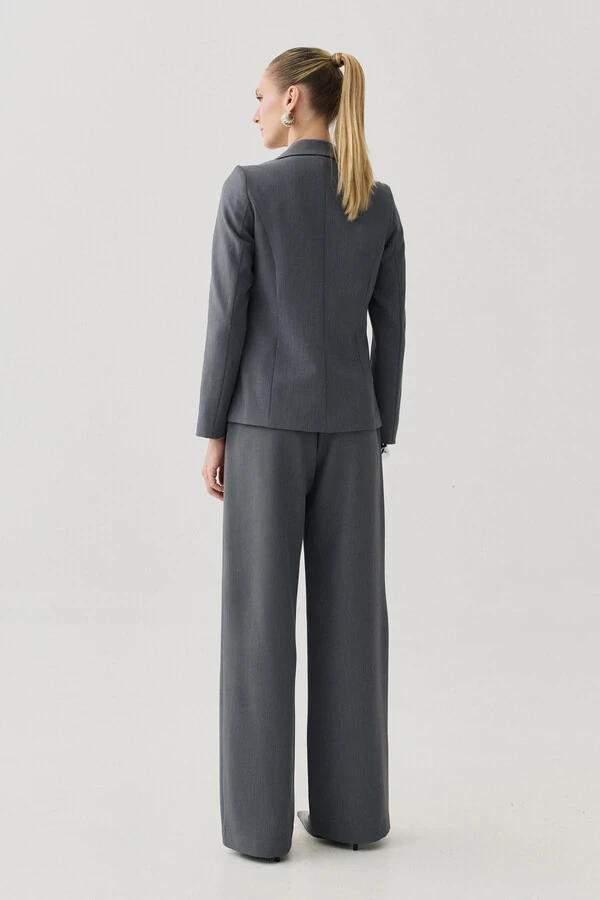 Blazer de Alfaiataria Bolso Embutido