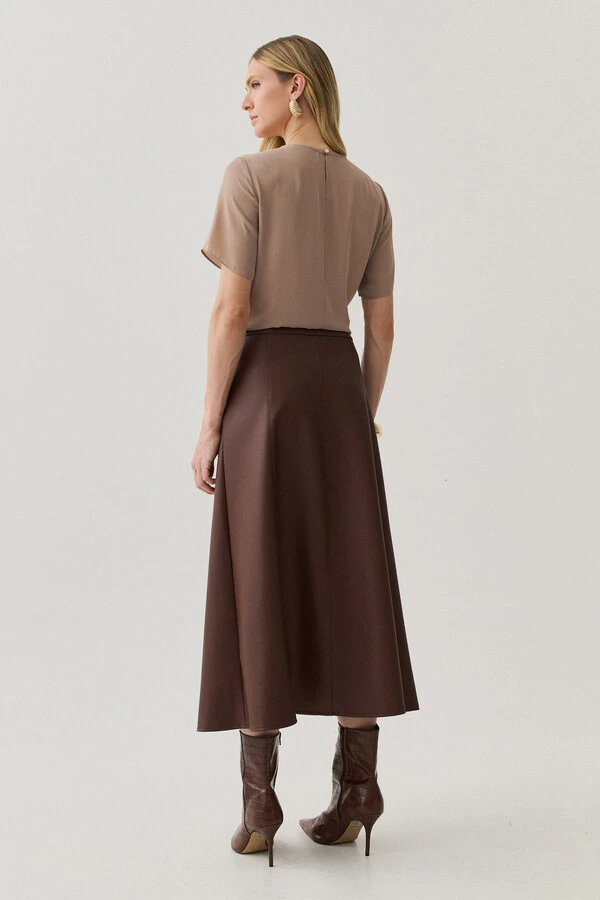 Blusa Decote V Torcido