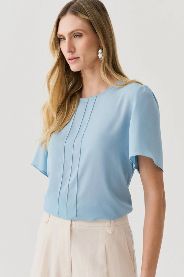 Blusa Nervuras Triple