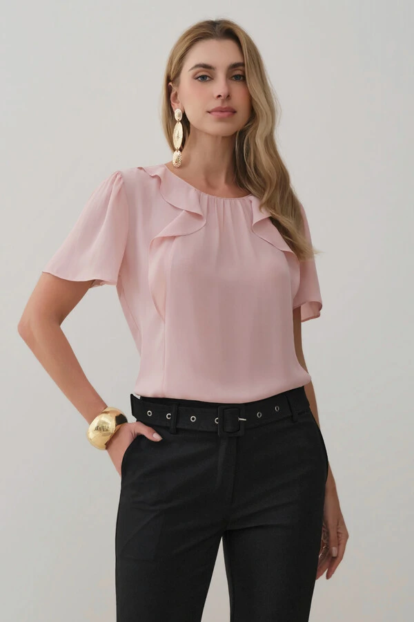 Blusa Babados