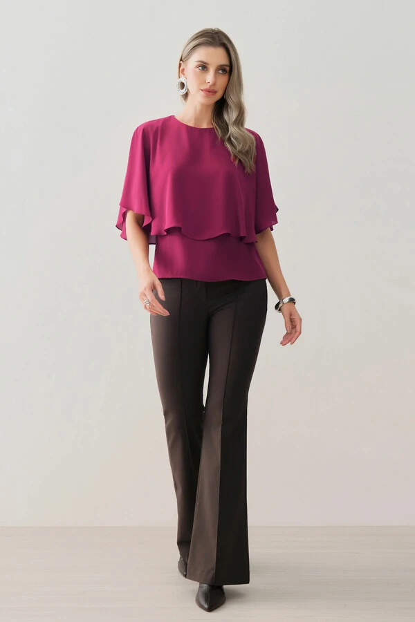 Blusa Dupla Godê Manga Morcego