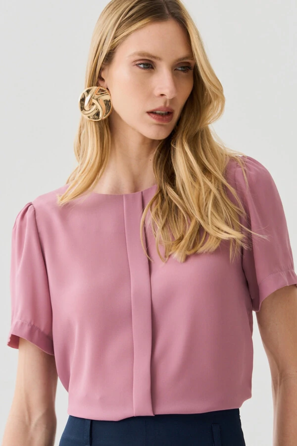 Blusa Prega Frontal