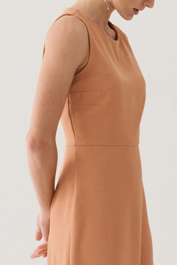 Vestido Midi Regata de Alfaiataria Pences Triple