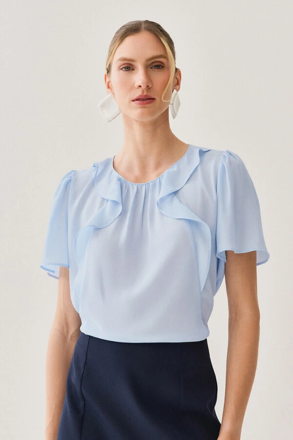 Blusa Babados