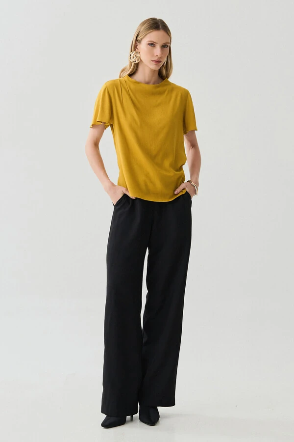 Calça Wide Leg Gold