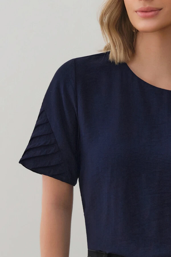 Blusa Manga Preguinhas