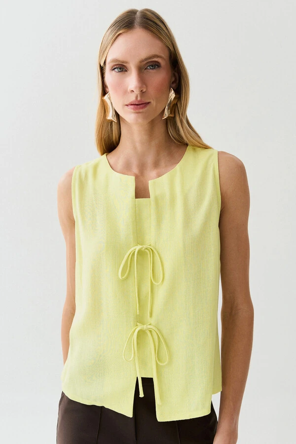 Regata Recorte Laços Double