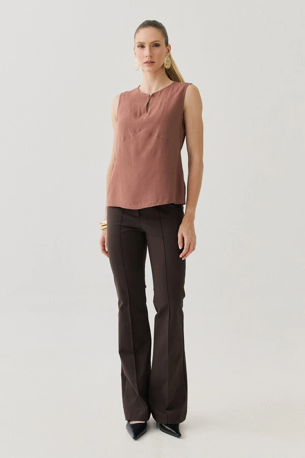 Regata Decote Gota Recortes