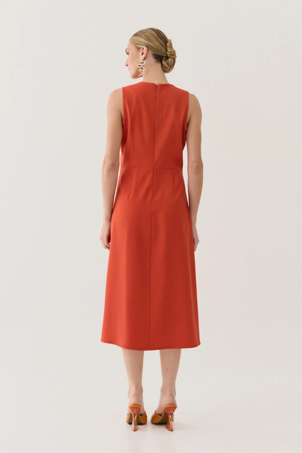 Vestido Midi Regata de Alfaiataria Pences Triple