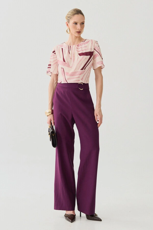 Calça Wide Leg Gold