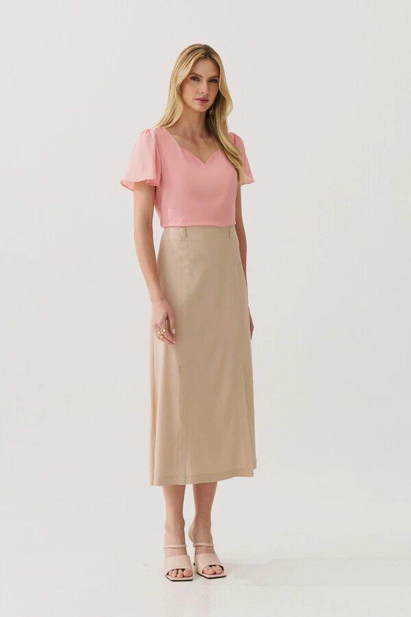 Blusa Decote V