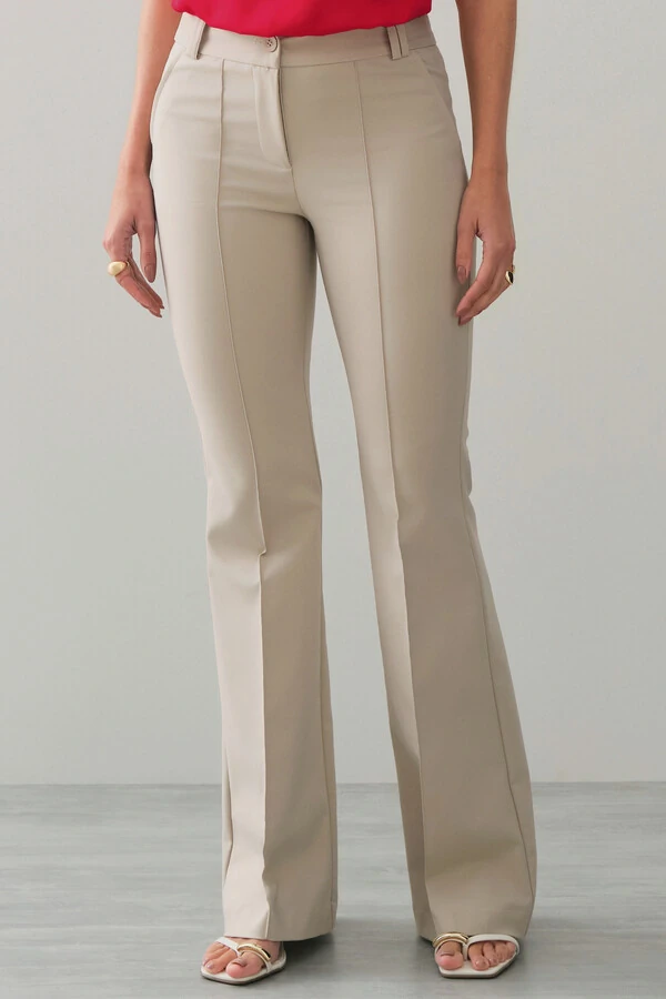Calça flare double